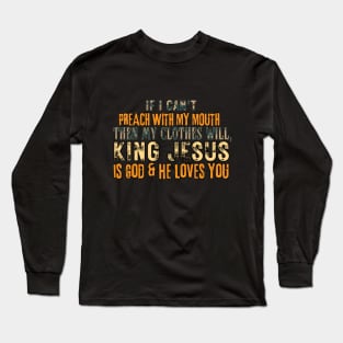 Preaching T-shirt Long Sleeve T-Shirt